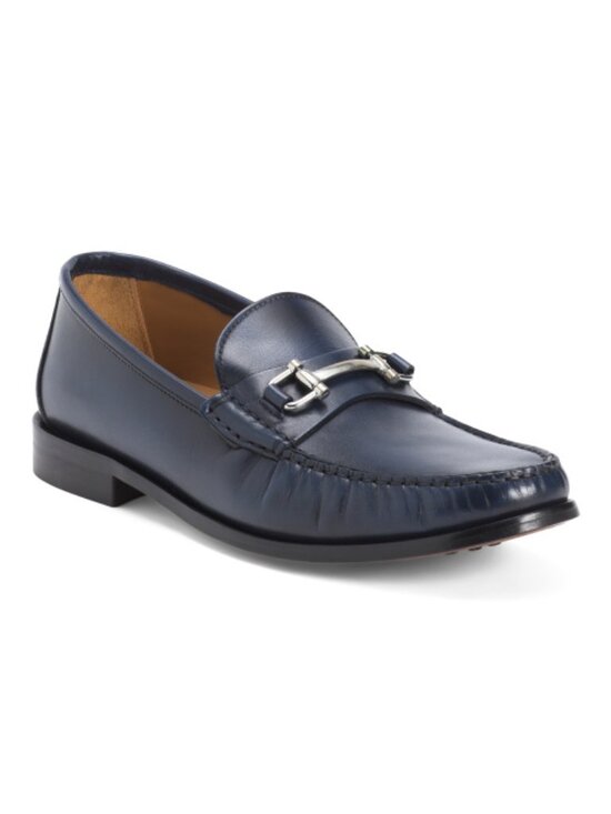 Donald J. Pliner Other - DONALD PLINER Men's Made In Italy Leather Everston Loafers With Metal Bit
